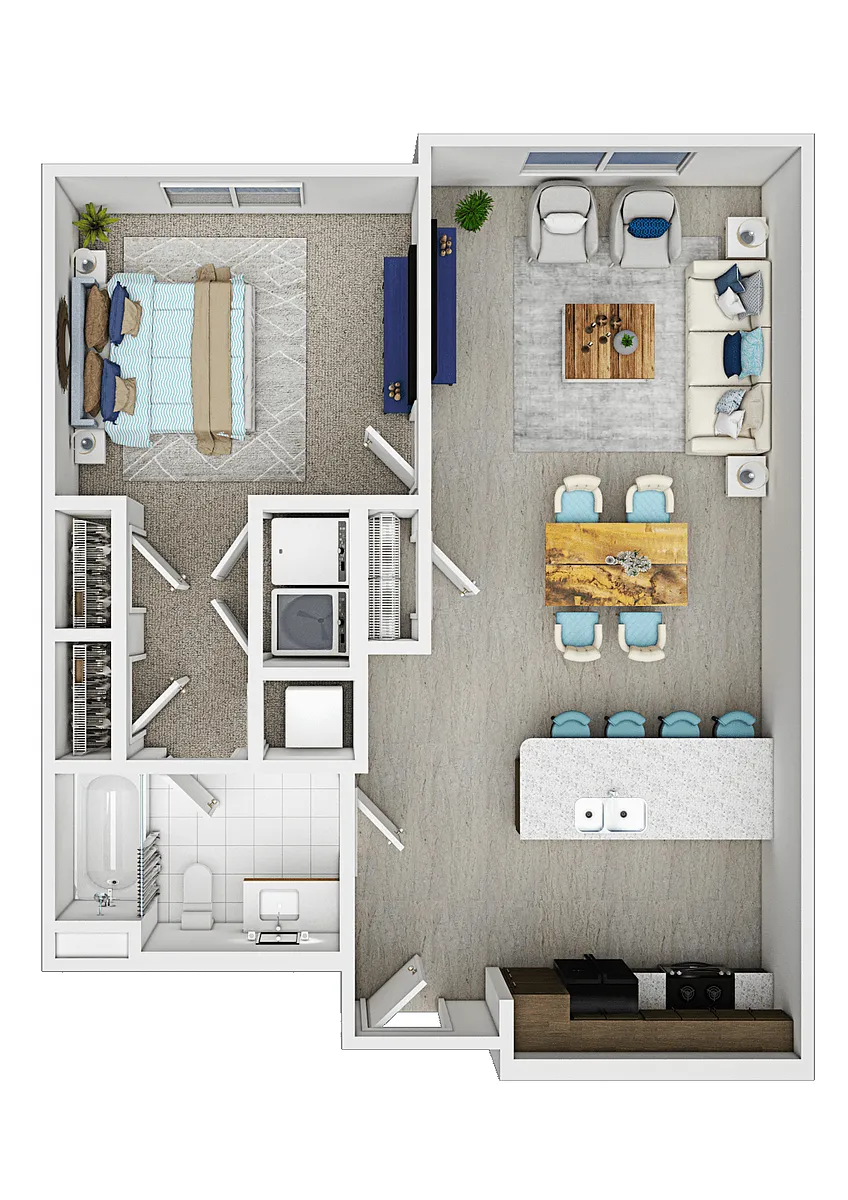 Floor plan 1 Bedroom