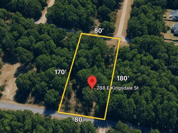 288 E KINGSDALE STREET LOT 3, CITRUS SPRINGS, FL 34434