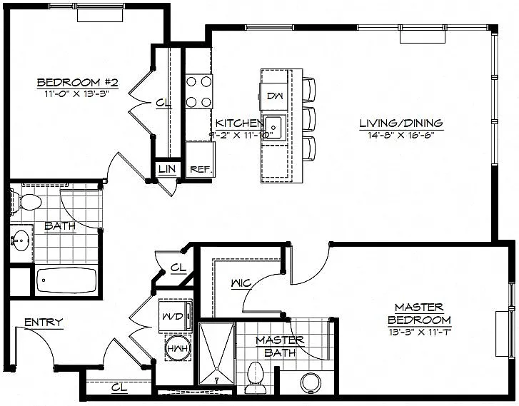 Floor plan 2C