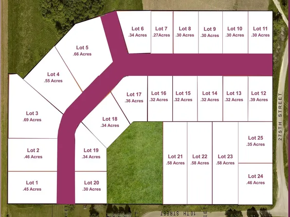 LOT 24 275th St, Quasqueton, IA 52326