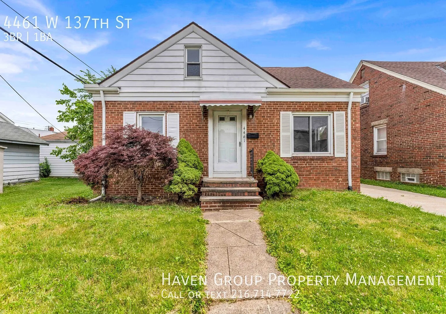 4461 W 137th St, Cleveland, OH 44135 - Spacious 3-bed 1-bath single-family home! — Photo 1