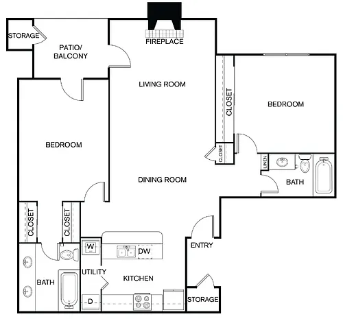 Floor plan B8