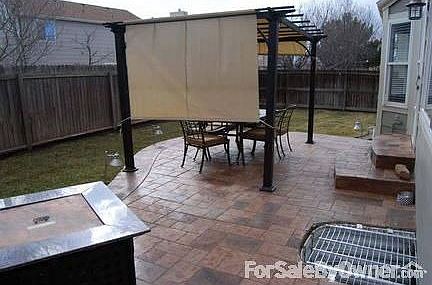 Room for seating and a firepit