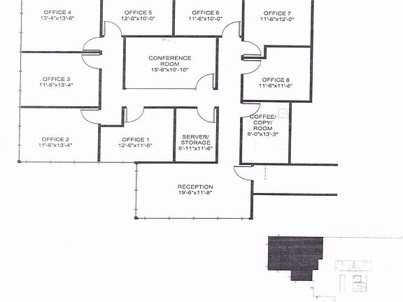 Floor Plan 2359sf Office Space
