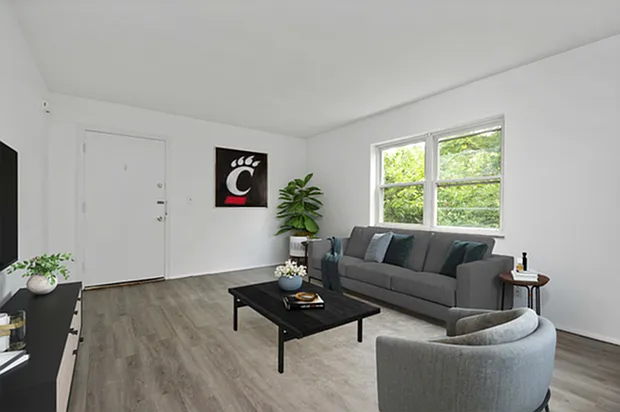 Experience elegance and tranquility in this spacious, well-lit living room. Experience elegance and tranquility in this spacious, well-lit living room.