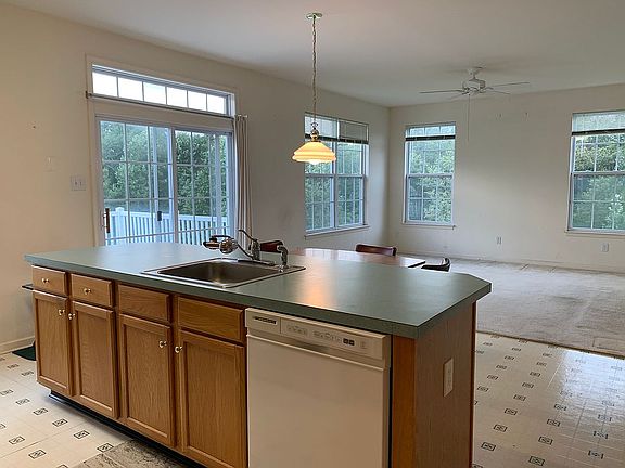 Kitchen open to Family room