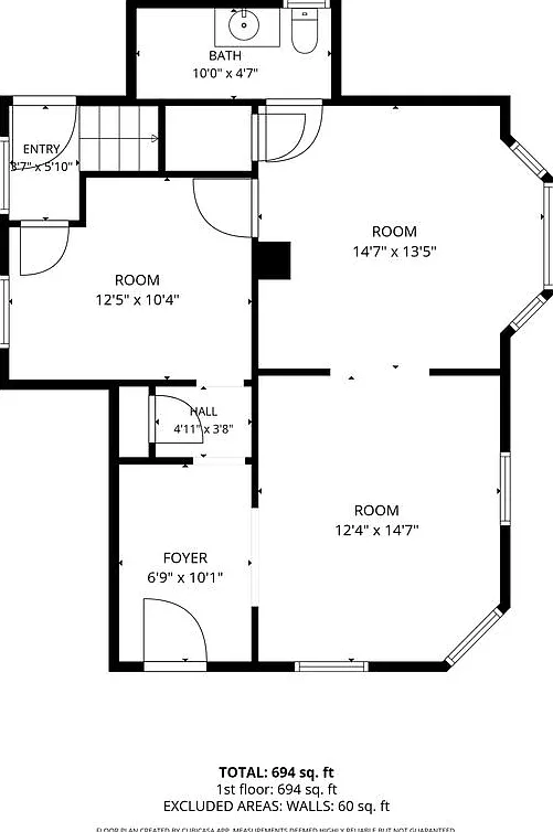 Studio, 1.0 bath, 873 sqft, $2,000 — Photo 3