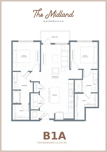 Floor plan B1A