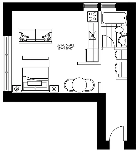 Floor plan 1276 Dorchester Ave - Plan A