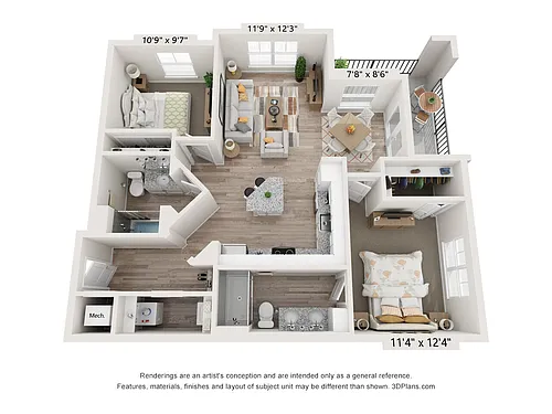 Floor plan Sunray
