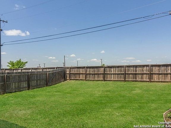 Large back yard