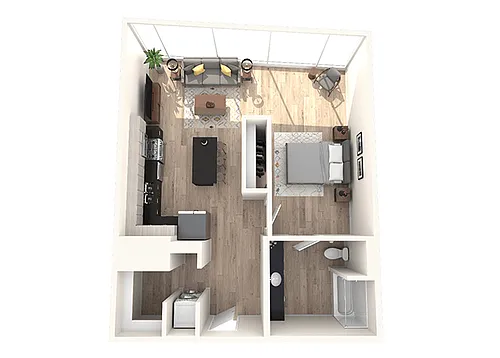 Floor plan Studio