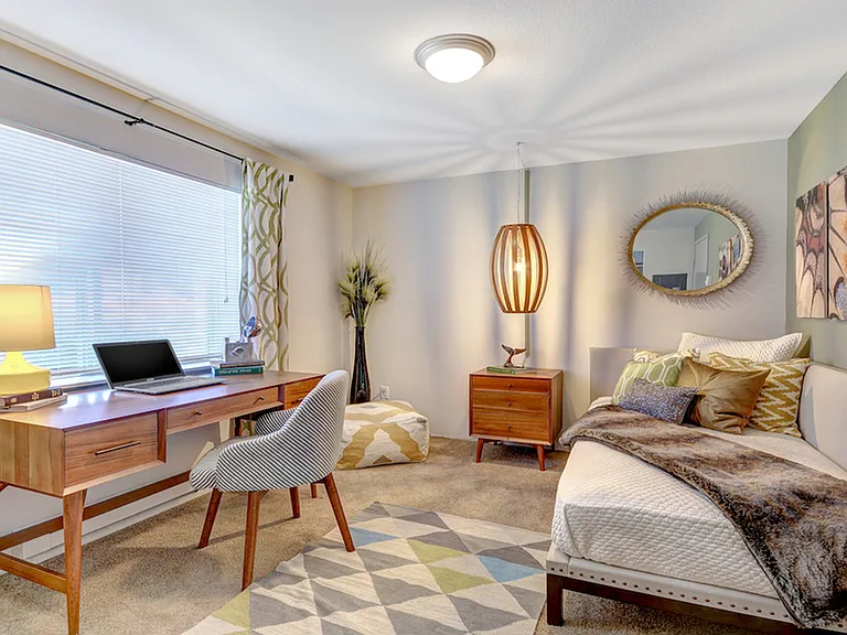 Spacious Bedroom with Oversized Window