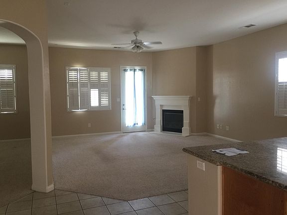 Family room with fire place