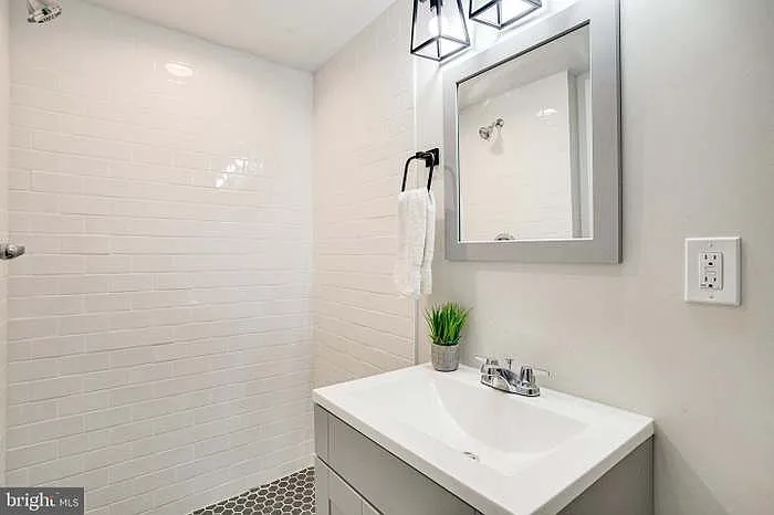 Basement bathroom