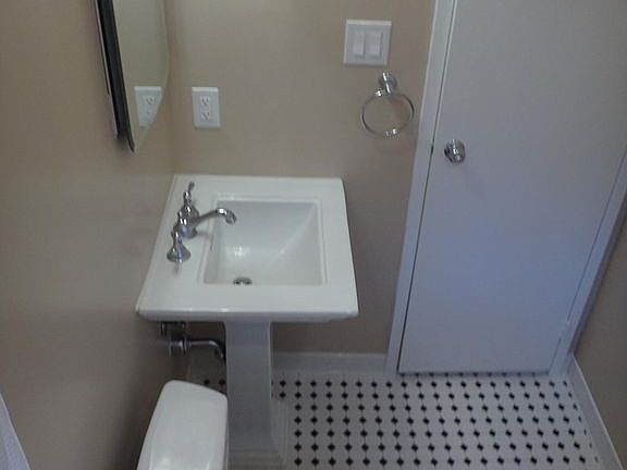 Renovated bathroom
