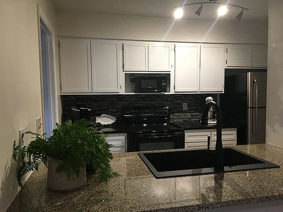 Granite counters, quartz composite sink