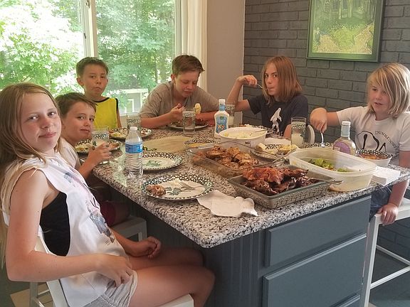 Kitchen island, dinner or games