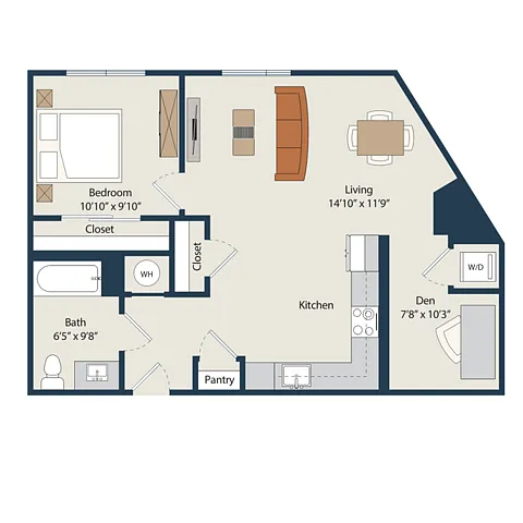 Floor plan A10.Den