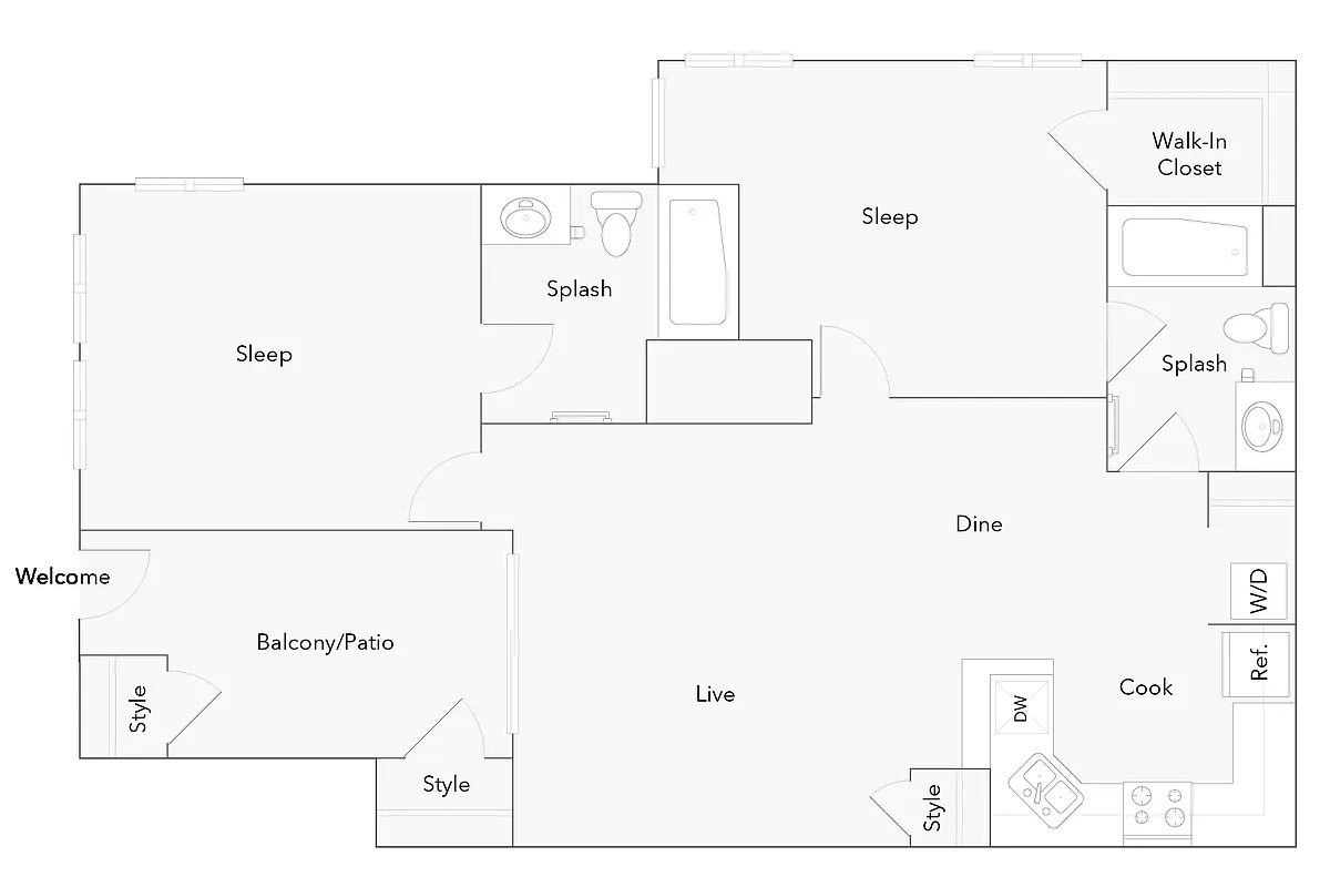 Floor plan Camden