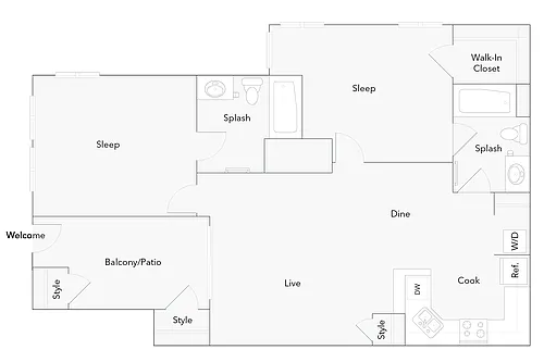 Floor plan Camden