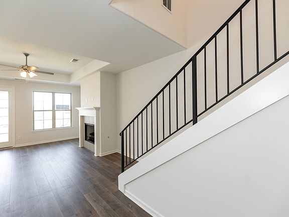 Stairs and Fireplace