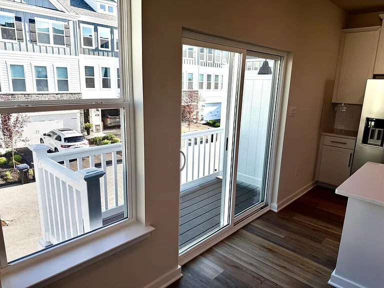 second floor balcony