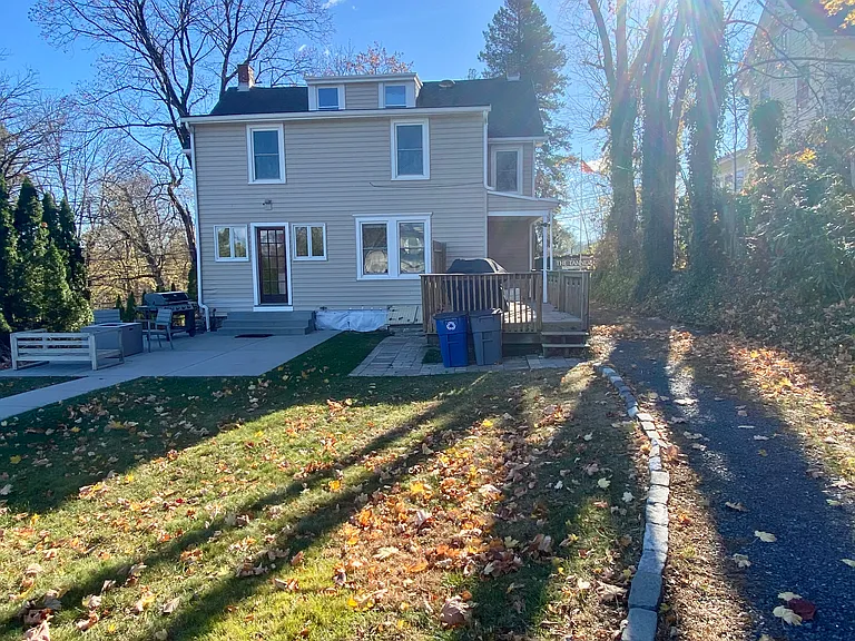 Back of house and yard