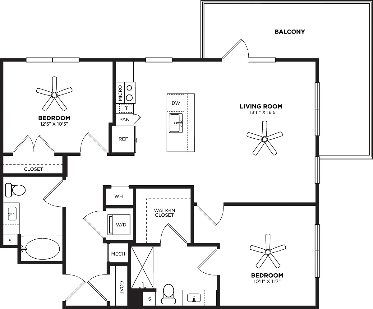 Floor plan B3