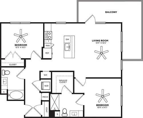 Floor plan B3