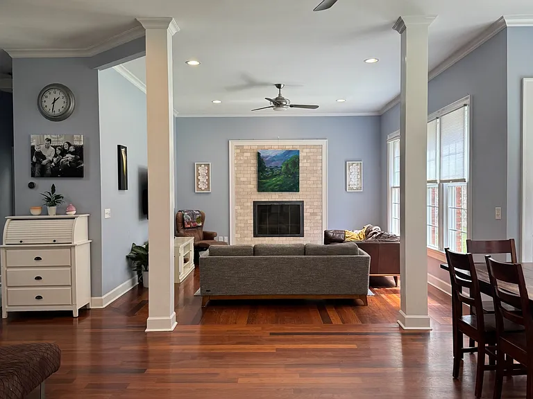 Kitchen Into Open Living Room