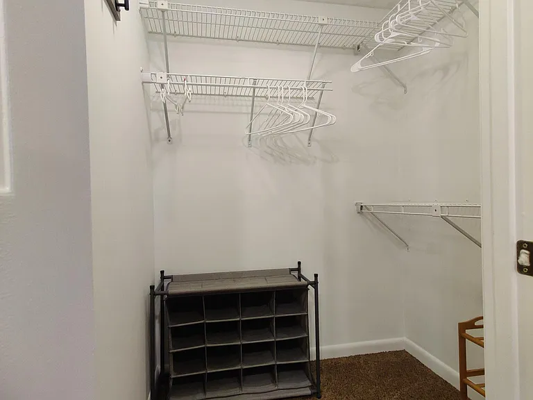 Walk-in master closet