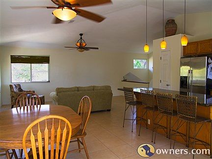 Kitchen and main living room