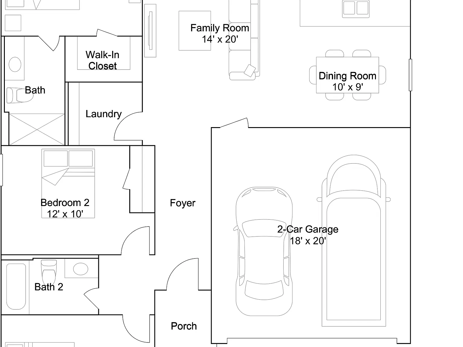 3 bed, 2.0 bath, 1290 sqft, $1,515 — Photo 3