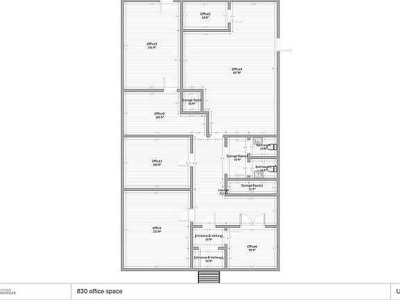 Down stairs office spaces