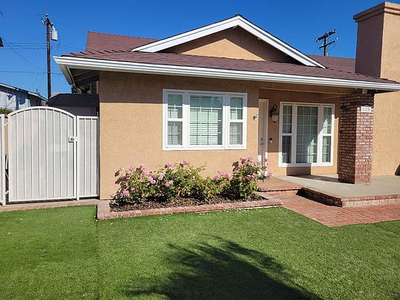 Locked security gates on both side, fenced private yard
