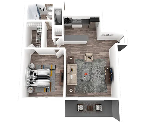 Floor plan The Hawk - Renovated