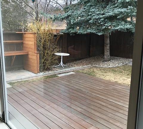 Back yard bar b que area