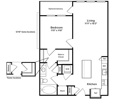 Floor plan A1-737