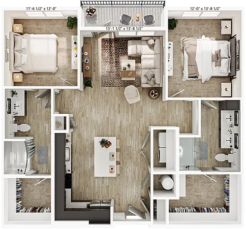 Floor plan B1