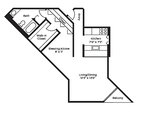 Floor plan Convertible