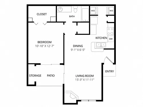 Floor plan A2 Upgraded