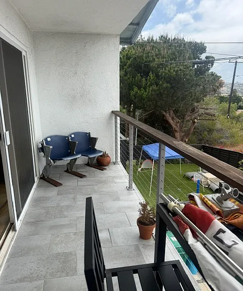 Deck facing Mission Bay