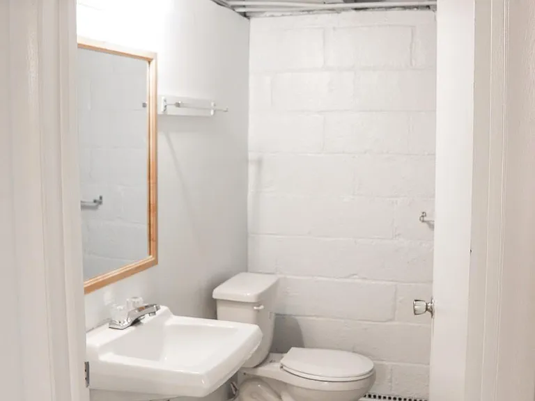 Basement bathroom