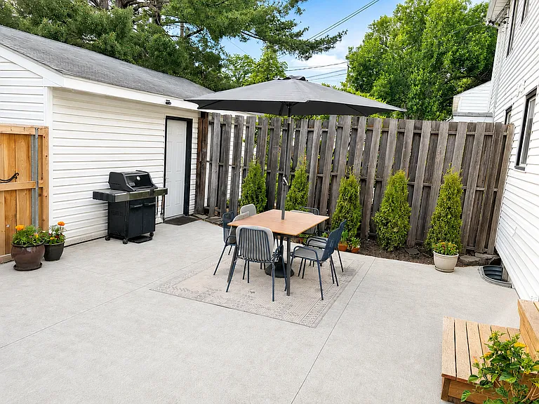 back patio area