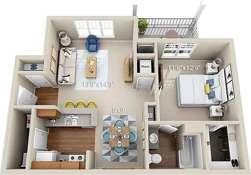 Floor plan A1