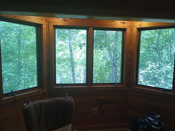 Living room bay window