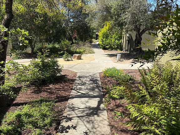 path to front door and neighbors