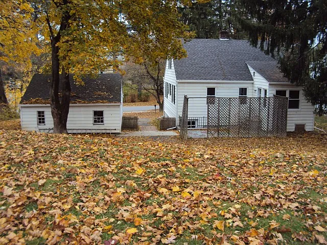 Exterior, Rear and Backyard of House