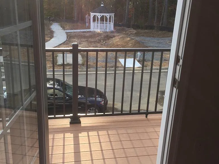 Balcony overlooking Gazebo